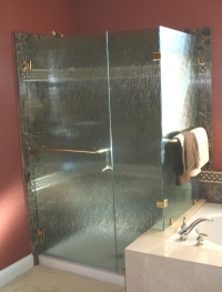 frameless shower enclosure