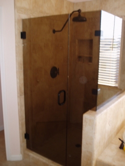 dark tinted shower